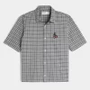 Boxy Short-Sleeve Cherry Graphic Shirt
