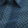 Boxy Short-Sleeve Crochet-Style Shirt