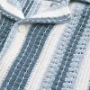 Boxy Short-Sleeve Crochet-Style Shirt