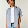 Boxy Short-Sleeve New York Graphic Shirt