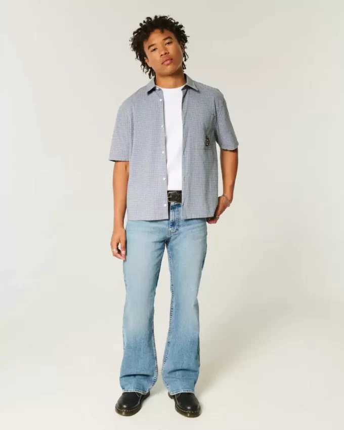 Boxy Short-Sleeve New York Graphic Shirt