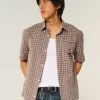 Boxy Short-Sleeve Playing Card Graphic Shirt