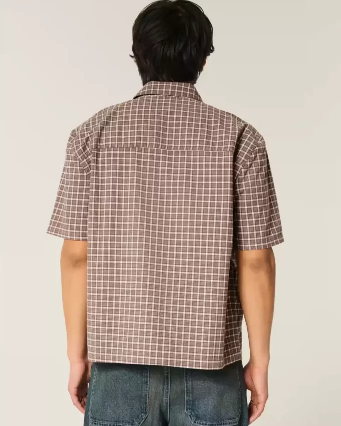 Boxy Short-Sleeve Playing Card Graphic Shirt