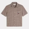 Boxy Short-Sleeve Playing Card Graphic Shirt