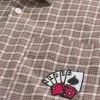 Boxy Short-Sleeve Playing Card Graphic Shirt