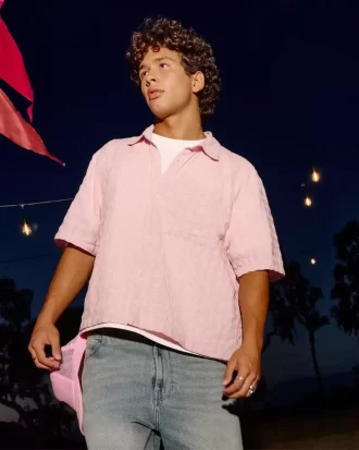Boxy Short-Sleeve Pocket Shirt
