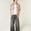 Boxy Short-Sleeve Pocket Shirt