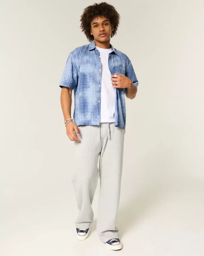 Boxy Short-Sleeve Pocket Shirt