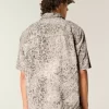Boxy Short-Sleeve Pocket Shirt