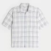 Boxy Short-Sleeve Pocket Shirt