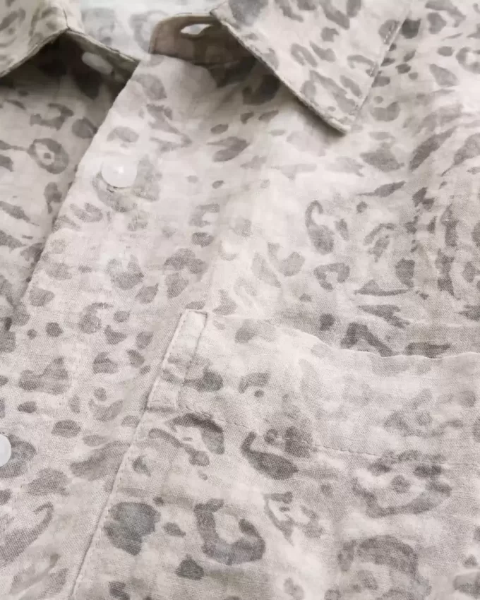 Boxy Short-Sleeve Pocket Shirt