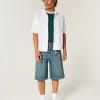 Boxy Short-Sleeve Shirt