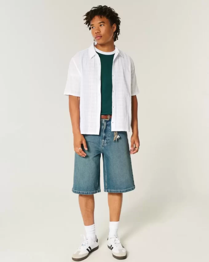 Boxy Short-Sleeve Shirt