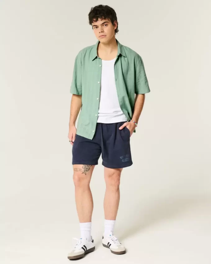 Boxy Short-Sleeve Shirt