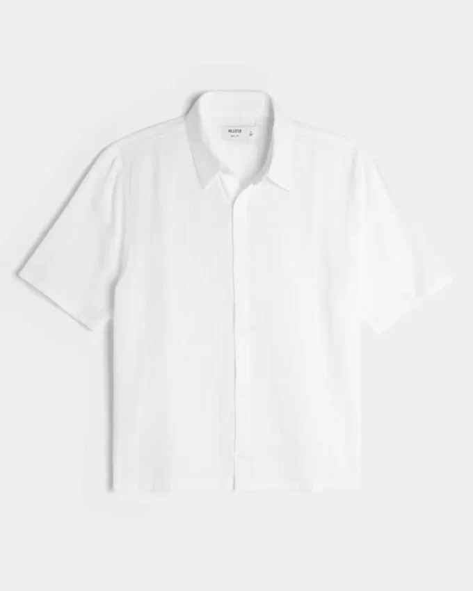 Boxy Short-Sleeve Shirt