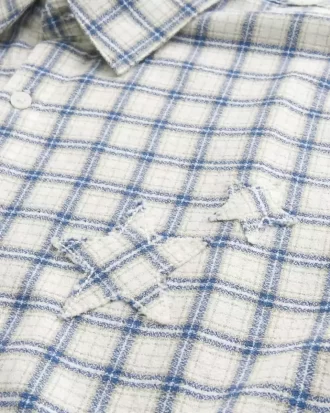 Boxy Short-Sleeve Star Applique Shirt
