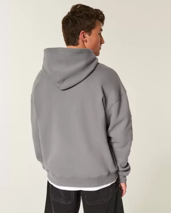 Boxy Star Detail Hoodie