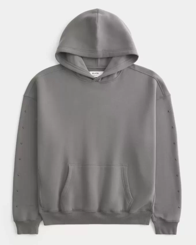 Boxy Star Detail Hoodie