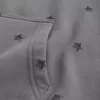 Boxy Star Pattern Hoodie