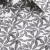 Boxy Tropical Pattern Linen-Blend Shirt