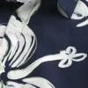 Boxy Tropical Pattern Linen-Blend Shirt