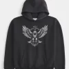 Boxy West Hollywood Graphic Hoodie