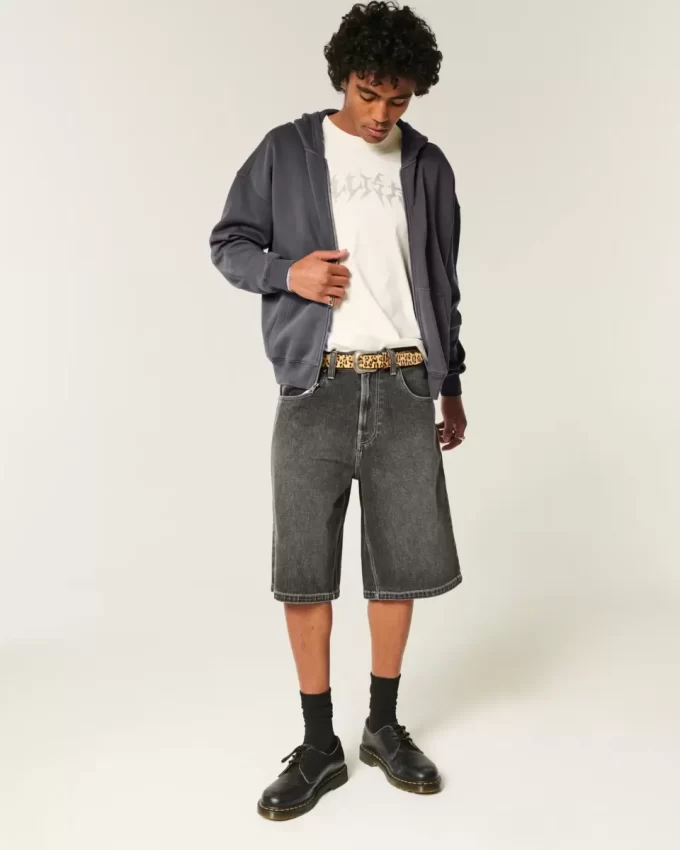 Boxy Zip-Up Hoodie