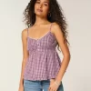 Button Babydoll Top