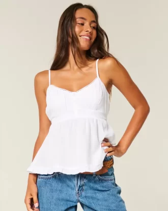 Button Babydoll Top