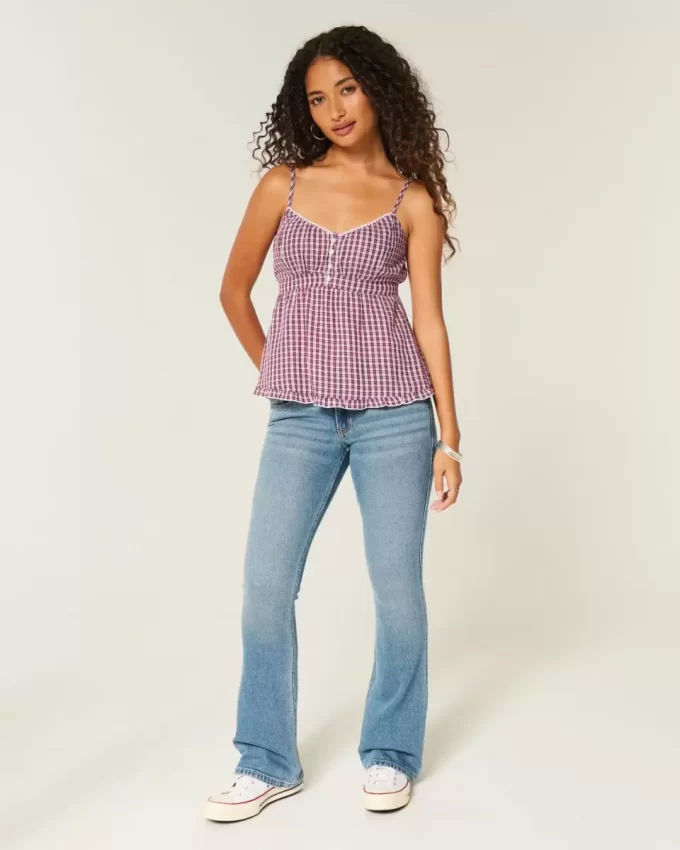 Button Babydoll Top