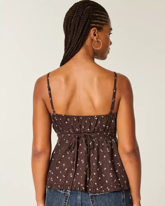 Button Babydoll Top