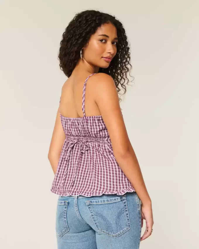 Button Babydoll Top
