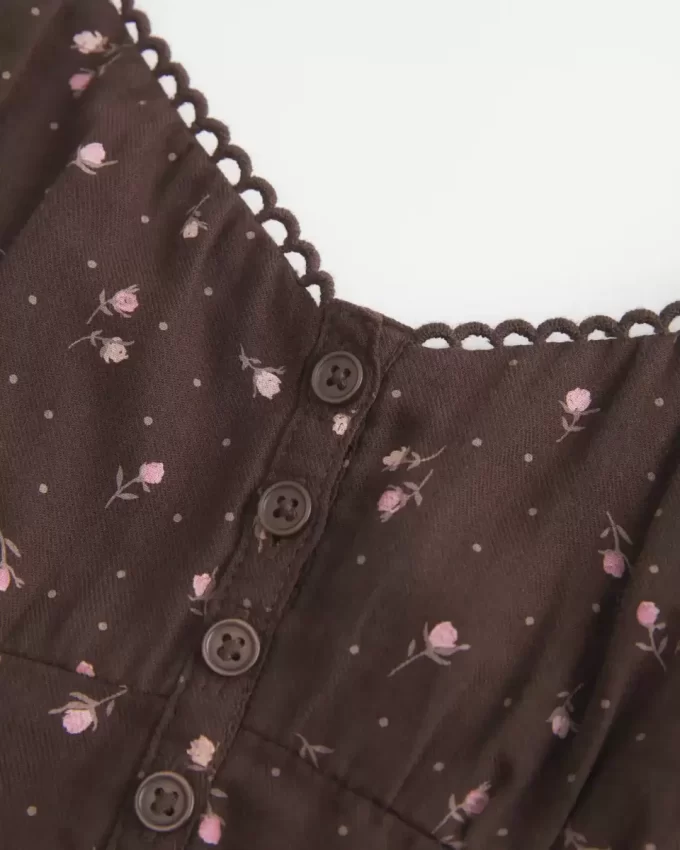 Button Babydoll Top