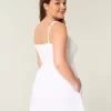 Button-Front Mini Dress