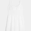 Button-Front Mini Dress