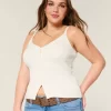 Button-Through Sweater Tank