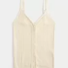 Button-Through Sweater Tank