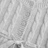 Cable-Knit Babydoll Sweater
