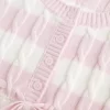 Cable-Knit Babydoll Sweater
