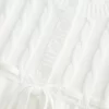 Cable-Knit Babydoll Sweater
