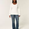 Cable-Knit Icon V-Neck Sweater