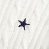 Cable-Knit Star Crew Sweater