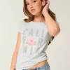 California Logo Graphic Baby Tee