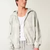 Camo Zip-Up Windbreaker Jacket
