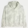 Camo Zip-Up Windbreaker Jacket