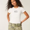Cat Graphic Baby Tee