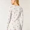 Cozy Bear Pattern Pajama Top