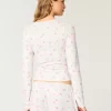 Cozy Berry Pattern Pajama Top