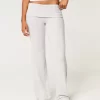 Cozy Knit Foldover Waist Sleep Pants