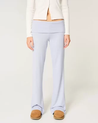 Cozy Knit Foldover Waist Sleep Pants